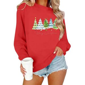 Unbranded (M, 002* Red) Womens Christmas Sweatshirts Christmas Tree Graphic Long Sleeve Sh Unbranded (M, 002* Red) Womens Christmas Sweatshirts Christmas Tree Graphic Long Sleeve Sh