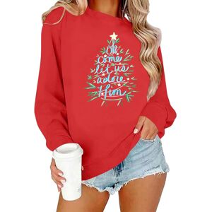 Unbranded (M, 004* Red) Womens Christmas Sweatshirts Christmas Tree Graphic Long Sleeve Sh Unbranded (M, 004* Red) Womens Christmas Sweatshirts Christmas Tree Graphic Long Sleeve Sh