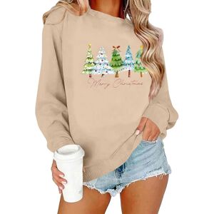 Unbranded (M, 002* Beige) Womens Christmas Sweatshirts Christmas Tree Graphic Long Sleeve Unbranded (M, 002* Beige) Womens Christmas Sweatshirts Christmas Tree Graphic Long Sleeve