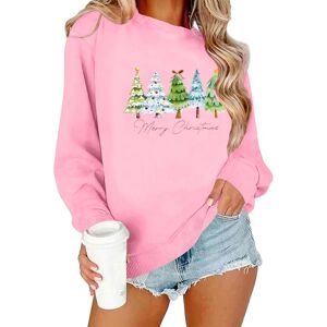 Unbranded (XL, 002* Pink) Womens Christmas Sweatshirts Christmas Tree Graphic Long Sleeve Unbranded (XL, 002* Pink) Womens Christmas Sweatshirts Christmas Tree Graphic Long Sleeve