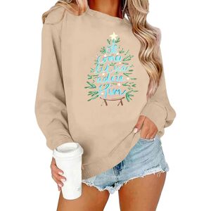 Unbranded (XL, 004* Beige) Womens Christmas Sweatshirts Christmas Tree Graphic Long Sleeve Unbranded (XL, 004* Beige) Womens Christmas Sweatshirts Christmas Tree Graphic Long Sleeve