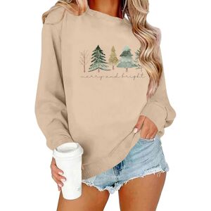 Unbranded (XL, 003* Beige) Womens Christmas Sweatshirts Christmas Tree Graphic Long Sleeve Unbranded (XL, 003* Beige) Womens Christmas Sweatshirts Christmas Tree Graphic Long Sleeve