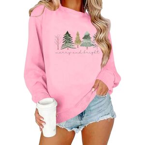 Unbranded (XL, 003* Pink) Womens Christmas Sweatshirts Christmas Tree Graphic Long Sleeve Unbranded (XL, 003* Pink) Womens Christmas Sweatshirts Christmas Tree Graphic Long Sleeve