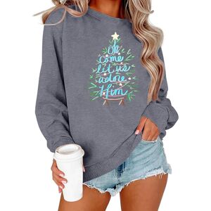 Unbranded (XL, 004* Gray) Womens Christmas Sweatshirts Christmas Tree Graphic Long Sleeve Unbranded (XL, 004* Gray) Womens Christmas Sweatshirts Christmas Tree Graphic Long Sleeve