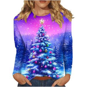 Unbranded (3XL, 028* Blue) Christmas Long Sleeve Tops Womens Christmas Sweatshirts Crewnec Unbranded (3XL, 028* Blue) Christmas Long Sleeve Tops Womens Christmas Sweatshirts Crewnec