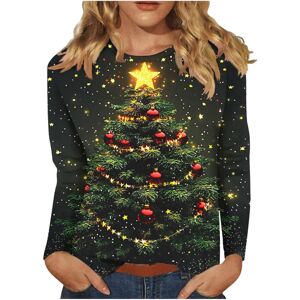 Unbranded (3XL, 026* Green) Christmas Long Sleeve Tops Womens Christmas Sweatshirts Crewne Unbranded (3XL, 026* Green) Christmas Long Sleeve Tops Womens Christmas Sweatshirts Crewne