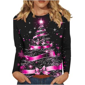 Unbranded (5XL, 018* Pink) Christmas Long Sleeve Tops Womens Christmas Sweatshirts Crewnec Unbranded (5XL, 018* Pink) Christmas Long Sleeve Tops Womens Christmas Sweatshirts Crewnec
