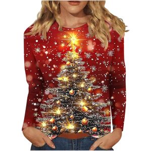Unbranded (5XL, 025* Red) Christmas Long Sleeve Tops Womens Christmas Sweatshirts Crewneck Unbranded (5XL, 025* Red) Christmas Long Sleeve Tops Womens Christmas Sweatshirts Crewneck