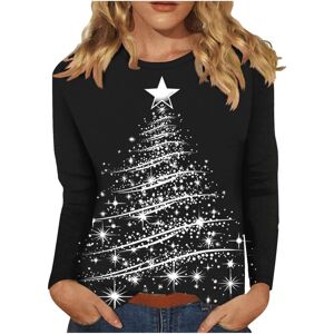 Unbranded (S, 013* Black) Christmas Long Sleeve Tops Womens Christmas Sweatshirts Crewneck Unbranded (S, 013* Black) Christmas Long Sleeve Tops Womens Christmas Sweatshirts Crewneck