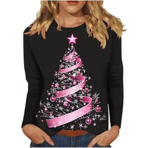 Unbranded (XXL, 001* Pink) Christmas Long Sleeve Tops Womens Christmas Sweatshirts Crewnec Unbranded (XXL, 001* Pink) Christmas Long Sleeve Tops Womens Christmas Sweatshirts Crewnec