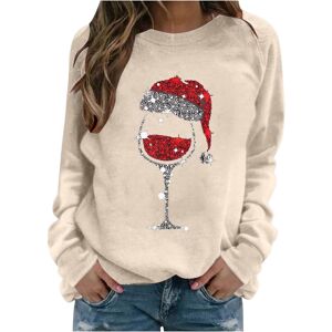 Unbranded (4XL, 005 Beige) Christmas Jumpers for Women Xmas Holiday Long Sleeve Tops Crewn Unbranded (4XL, 005 Beige) Christmas Jumpers for Women Xmas Holiday Long Sleeve Tops Crewn