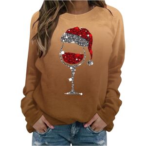 Unbranded (4XL, 003 Brown) Christmas Jumpers for Women Xmas Holiday Long Sleeve Tops Crewn Unbranded (4XL, 003 Brown) Christmas Jumpers for Women Xmas Holiday Long Sleeve Tops Crewn