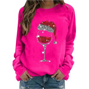 Unbranded (4XL, 005 Hot Pink) Christmas Jumpers for Women Xmas Holiday Long Sleeve Tops Cr Unbranded (4XL, 005 Hot Pink) Christmas Jumpers for Women Xmas Holiday Long Sleeve Tops Cr