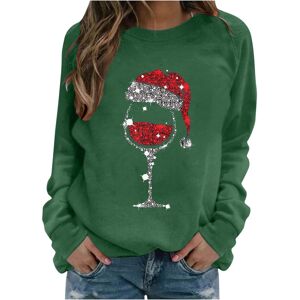 Unbranded (4XL, 005 Green) Christmas Jumpers for Women Xmas Holiday Long Sleeve Tops Crewn Unbranded (4XL, 005 Green) Christmas Jumpers for Women Xmas Holiday Long Sleeve Tops Crewn