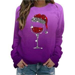 Unbranded (5XL, 003 Purple) Christmas Jumpers for Women Xmas Holiday Long Sleeve Tops Crew Unbranded (5XL, 003 Purple) Christmas Jumpers for Women Xmas Holiday Long Sleeve Tops Crew