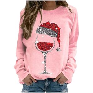 Unbranded (XL, 001 Pink) Christmas Jumpers for Women Xmas Holiday Long Sleeve Tops Crewnec Unbranded (XL, 001 Pink) Christmas Jumpers for Women Xmas Holiday Long Sleeve Tops Crewnec