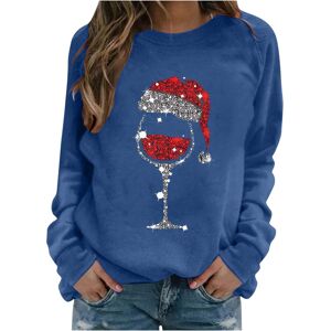 Unbranded (XL, 005 Blue) Christmas Jumpers for Women Xmas Holiday Long Sleeve Tops Crewnec Unbranded (XL, 005 Blue) Christmas Jumpers for Women Xmas Holiday Long Sleeve Tops Crewnec