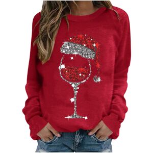 Unbranded (M, 001 Red) Christmas Jumpers for Women Xmas Holiday Long Sleeve Tops Crewneck Unbranded (M, 001 Red) Christmas Jumpers for Women Xmas Holiday Long Sleeve Tops Crewneck
