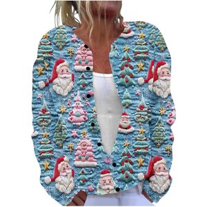 Unbranded (5XL, 001* Blue) Ugly Christmas Sweaters for Women Christmas Cardigans Funny Xma Unbranded (5XL, 001* Blue) Ugly Christmas Sweaters for Women Christmas Cardigans Funny Xma
