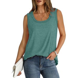 Unbranded (20, 002* Green) Vest Tops Women UK Women's Tank Tops Summer Plain Sleeveless Ca Unbranded (20, 002* Green) Vest Tops Women UK Women's Tank Tops Summer Plain Sleeveless Ca