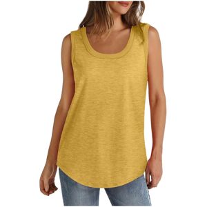 Unbranded (18, 005* Yellow) Vest Tops Women UK Women's Tank Tops Summer Plain Sleeveless C Unbranded (18, 005* Yellow) Vest Tops Women UK Women's Tank Tops Summer Plain Sleeveless C