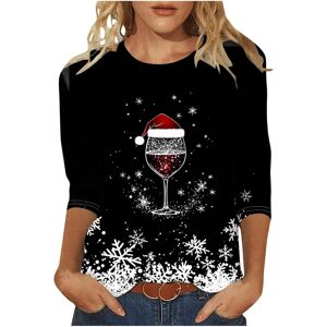 Unbranded (3XL, 005 Black) Christmas Jumpers for Womens UK Christmas Ladies Tops Xmas Tree Unbranded (3XL, 005 Black) Christmas Jumpers for Womens UK Christmas Ladies Tops Xmas Tree