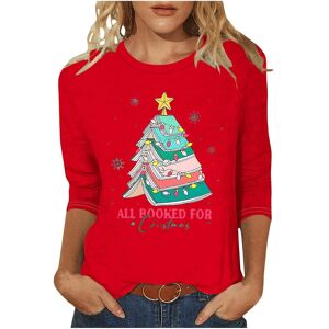 Unbranded (3XL, 014 Red) Christmas Jumpers for Womens UK Christmas Ladies Tops Xmas Tree R Unbranded (3XL, 014 Red) Christmas Jumpers for Womens UK Christmas Ladies Tops Xmas Tree R