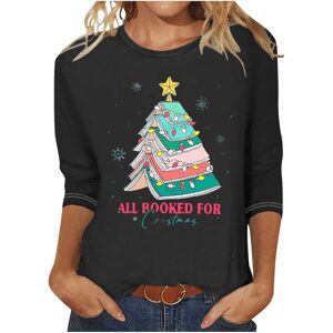 Unbranded (5XL, 014 Black) Christmas Jumpers for Womens UK Christmas Ladies Tops Xmas Tree Unbranded (5XL, 014 Black) Christmas Jumpers for Womens UK Christmas Ladies Tops Xmas Tree