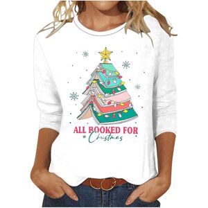 Unbranded (5XL, 014 White) Christmas Jumpers for Womens UK Christmas Ladies Tops Xmas Tree Unbranded (5XL, 014 White) Christmas Jumpers for Womens UK Christmas Ladies Tops Xmas Tree