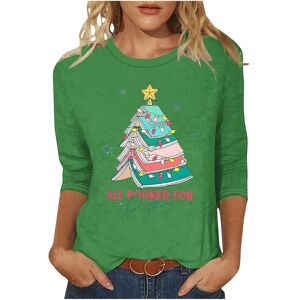 Unbranded (L, 014 Green) Christmas Jumpers for Womens UK Christmas Ladies Tops Xmas Tree R Unbranded (L, 014 Green) Christmas Jumpers for Womens UK Christmas Ladies Tops Xmas Tree R