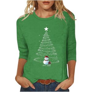 Unbranded (L, 012 Green) Christmas Jumpers for Womens UK Christmas Ladies Tops Xmas Tree R Unbranded (L, 012 Green) Christmas Jumpers for Womens UK Christmas Ladies Tops Xmas Tree R