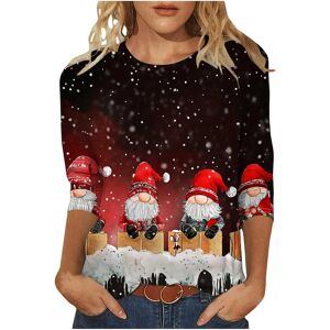 Unbranded (L, 007 Black) Christmas Jumpers for Womens UK Christmas Ladies Tops Xmas Tree R Unbranded (L, 007 Black) Christmas Jumpers for Womens UK Christmas Ladies Tops Xmas Tree R