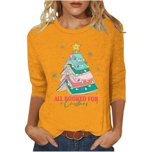 Unbranded (L, 014 Yellow) Christmas Jumpers for Womens UK Christmas Ladies Tops Xmas Tree Unbranded (L, 014 Yellow) Christmas Jumpers for Womens UK Christmas Ladies Tops Xmas Tree