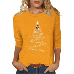 Unbranded (S, 013 Yellow) Christmas Jumpers for Womens UK Christmas Ladies Tops Xmas Tree Unbranded (S, 013 Yellow) Christmas Jumpers for Womens UK Christmas Ladies Tops Xmas Tree