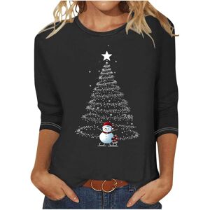 Unbranded (XL, 012 Black) Christmas Jumpers for Womens UK Christmas Ladies Tops Xmas Tree Unbranded (XL, 012 Black) Christmas Jumpers for Womens UK Christmas Ladies Tops Xmas Tree
