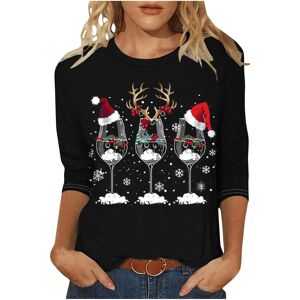 Unbranded (XXL, 001 Black) Christmas Jumpers for Womens UK Christmas Ladies Tops Xmas Tree Unbranded (XXL, 001 Black) Christmas Jumpers for Womens UK Christmas Ladies Tops Xmas Tree