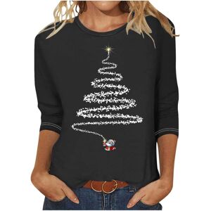Unbranded (XXL, 015 Black) Christmas Jumpers for Womens UK Christmas Ladies Tops Xmas Tree Unbranded (XXL, 015 Black) Christmas Jumpers for Womens UK Christmas Ladies Tops Xmas Tree