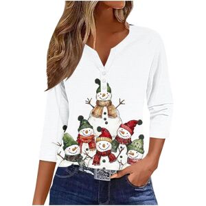 Unbranded (3XL, 038* White) Christmas Shirts for Womens 3/4 Sleeve Christmas T-Shirts V Ne Unbranded (3XL, 038* White) Christmas Shirts for Womens 3/4 Sleeve Christmas T-Shirts V Ne