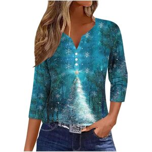 Unbranded (L, 003* Multicolor) Christmas Shirts for Womens 3/4 Sleeve Christmas T-Shirts V Unbranded (L, 003* Multicolor) Christmas Shirts for Womens 3/4 Sleeve Christmas T-Shirts V