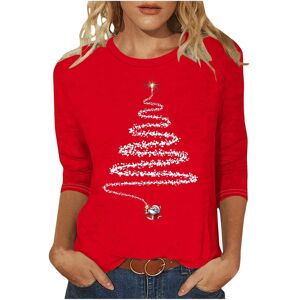 Unbranded (XXL, 015 Red) Christmas Jumpers for Womens UK Christmas Ladies Tops Xmas Tree R Unbranded (XXL, 015 Red) Christmas Jumpers for Womens UK Christmas Ladies Tops Xmas Tree R