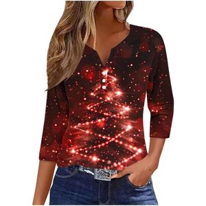 Unbranded (XXL, 021* Multicolor) Christmas Shirts for Womens 3/4 Sleeve Christmas T-Shirts Unbranded (XXL, 021* Multicolor) Christmas Shirts for Womens 3/4 Sleeve Christmas T-Shirts