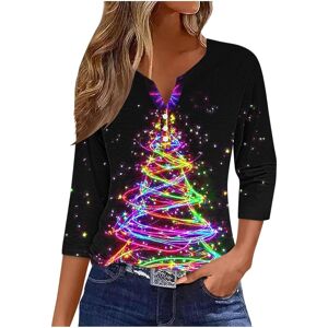 Unbranded (XXL, 028* Multicolor) Christmas Shirts for Womens 3/4 Sleeve Christmas T-Shirts Unbranded (XXL, 028* Multicolor) Christmas Shirts for Womens 3/4 Sleeve Christmas T-Shirts