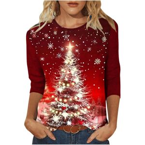 Unbranded (3XL, 001 Red) Christmas Jumpers for Women Merry Christmas Sweatshirts Novelty F Unbranded (3XL, 001 Red) Christmas Jumpers for Women Merry Christmas Sweatshirts Novelty F