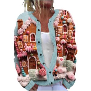 Unbranded (5XL, 018* Multicolor) Women's Ugly Christmas Cardigans Sweaters Open Front Butt Unbranded (5XL, 018* Multicolor) Women's Ugly Christmas Cardigans Sweaters Open Front Butt