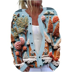 Unbranded (S, 027* Multicolor) Women's Ugly Christmas Cardigans Sweaters Open Front Button Unbranded (S, 027* Multicolor) Women's Ugly Christmas Cardigans Sweaters Open Front Button