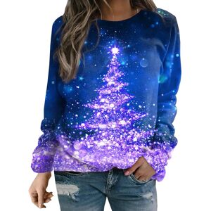 Unbranded (L, 006* Blue) Christmas Sweatshirts for Women Funny Christmas Tree Snowflake Gr Unbranded (L, 006* Blue) Christmas Sweatshirts for Women Funny Christmas Tree Snowflake Gr