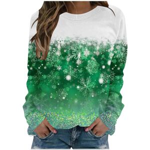 Unbranded (M, 002* Green) Christmas Sweatshirts for Women Funny Christmas Tree Snowflake G Unbranded (M, 002* Green) Christmas Sweatshirts for Women Funny Christmas Tree Snowflake G