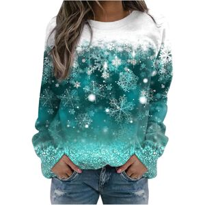 Unbranded (S, 001* Green) Christmas Sweatshirts for Women Funny Christmas Tree Snowflake G Unbranded (S, 001* Green) Christmas Sweatshirts for Women Funny Christmas Tree Snowflake G