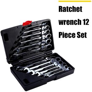 Unbranded 12 Piece Flexible Combination Spanners Ratchet Unbranded 12 Piece Flexible Combination Spanners Ratchet