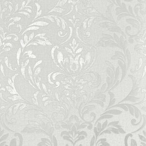 Fine Decor Azara Damask Light Grey Wallpaper FD43988 Fine Decor Azara Damask Light Grey Wallpaper FD43988